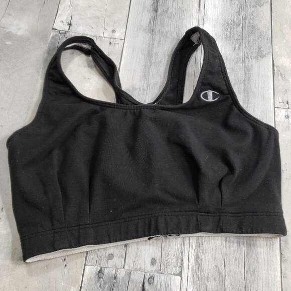 Vintage Champion Black Underwire Athletic Bra Size - 34-36 CD - Picture 1 of 3